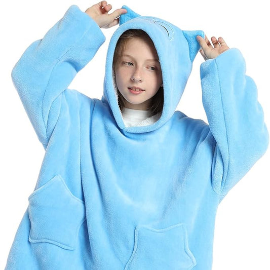 Zenzy Kids Sky Blue Hoodie