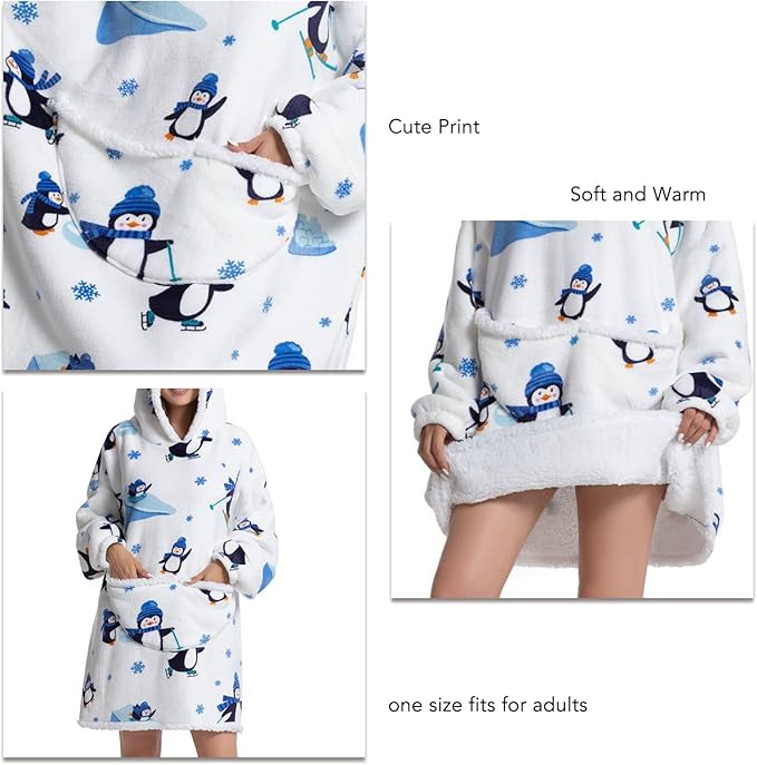 Zenzy Penguin Hoodie